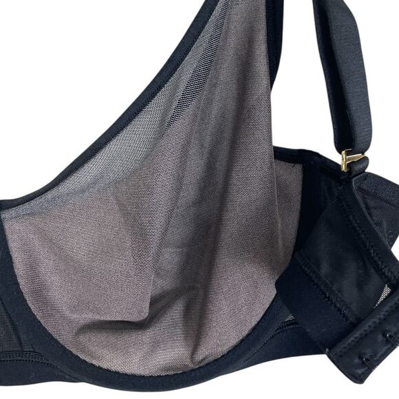 Soma Unbelievable Lift Scoop Balconette Unlined Bra Black Size 36DDD - Picture 10 of 11